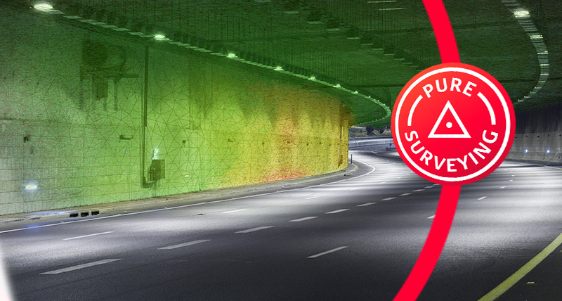 Reality capture of road tunnel